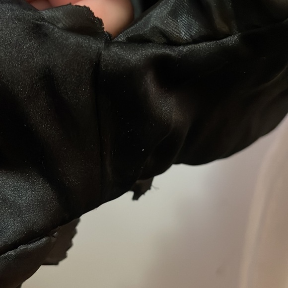 Givenchy Black Satin Roses Bolero Cropped Jacket - Picture 9 of 11